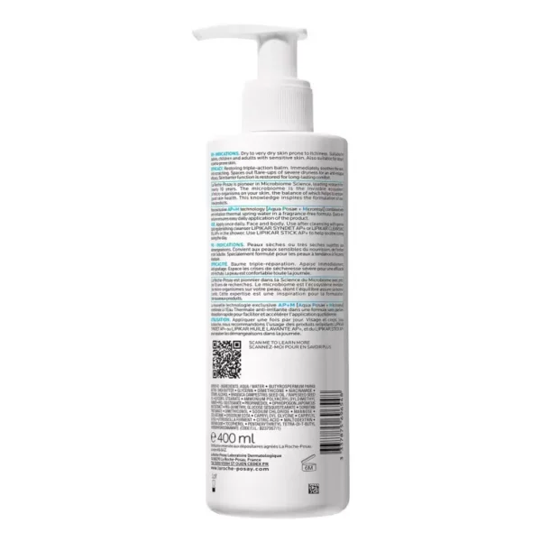 La Roche Posay Lipikar Baume AP+m 400 ml – Image 2