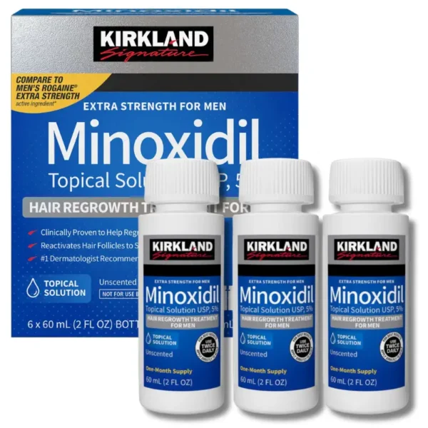 Kirkland | Minoxidil 5% Hair Regrowth Treatment Liquid – Image 3